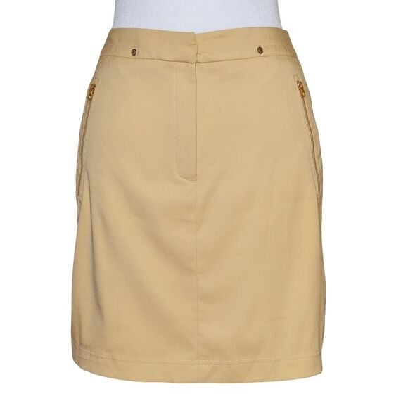 Tail Tech Performance Skort Skirt Yellow Women's Size 6 Stretch Golf Tennis - Picture 1 of 11